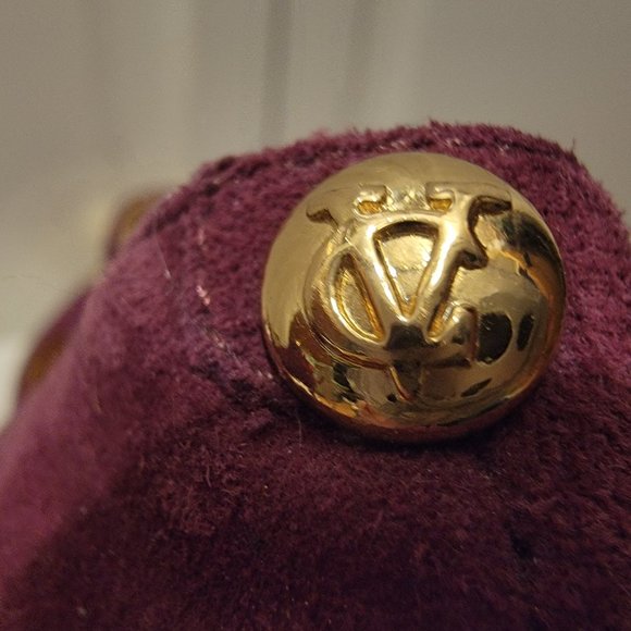 Vince Camuto Gold-Toe Pointed Berry Heels Size 10 - Picture 6 of 10